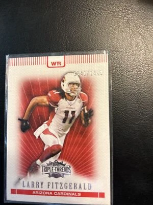 B97 2007 Triple Threads Topps /1449 #63 Larry Fitzgerald Arizona Cardinals￼ - Image 1 of 3