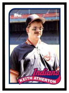 1989 Topps Traded #4T KEITH ATHERTON Cleveland Indians