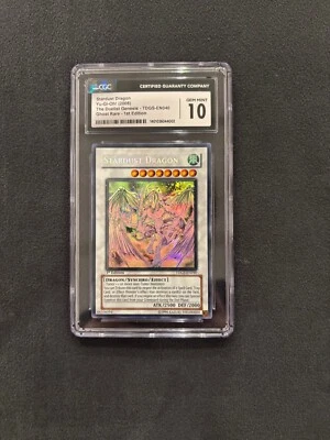 Stardust Dragon 2008 1st Edition TDGS EN040 Ghost Rare CGC 10 POP 1 Yugioh - Image 1 of 2