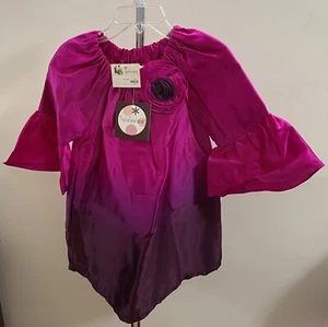 Halabaloo Girls Fushia Long Sleeve Party Dress Size 2T NWT - Picture 1 of 1