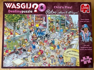 RARE WASGIJ PUZZLES 1000 PIECES Destiny #6 CHILDS PLAY -- COMPLETE!!! - Picture 1 of 3