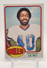 🏈JD Hill 1976 Topps Buffalo Bills NFL Vintage Football Card 🏈