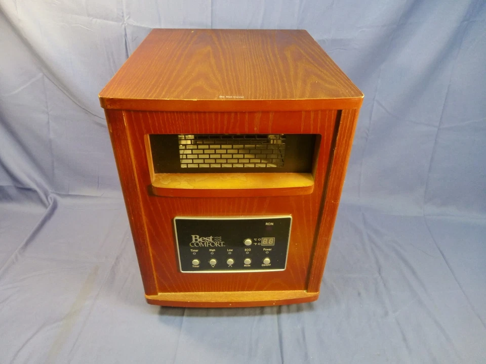 Best Comfort 1500W 120V Quartz Heater with Woodgrain Cabinet GD9315BCW - Image 1 of 4