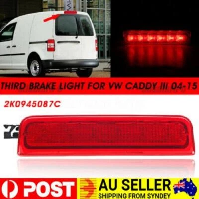 For 04-15 VW Caddy Third Centre Center High Level Rear Brake Light 2K0945087C AU - image 1 of 4