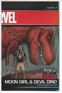 MOON GIRL & DEVIL DINOSAUR #8 ACTION FIGURE VARIANT 2016 MARVEL COMICS SEE SCANS - Imagen 1 de 2