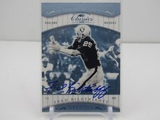 FRED BILETNIKOFF 2001 DONRUSS CLASSICS AUTOGRAPH AUTO! OAKLAND RAIDERS!