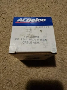 NOS ACDELCO 15981110 CABLE ASSEMBLY - Picture 1 of 8