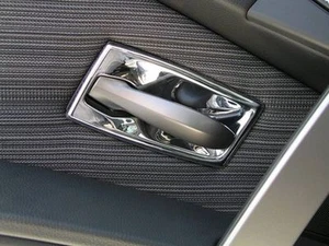 Passt für BMW E60 E61 5er INNEN TÜRGRIFFSCHALEN / TÜRGRIFFMULDEN IN CHROM - Bild 1 von 4