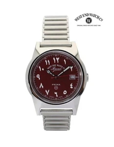 WEST END 6841.10.3372R Quartz Arabic Numbers Maroon Dial Watch - Picture 1 of 2