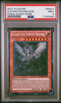 Yugioh Galaxy-Eyes Photon Dragon PHSW-EN011 Ghost Rare PSA 9 - Image 1 of 2