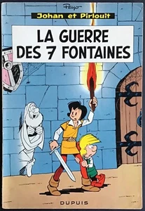 JOHAN ET PIRLOUIT La Guerre des 7 fontaines EO belge brochée 1961 Très bon état - Picture 1 of 18