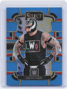 2024 Panini Select WWE Rey Mysterio Light Blue Prizm 135/249 - Picture 1 of 2