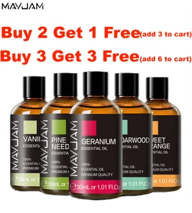 MAYJAM Essential Oils 30 mL (1 oz) - 100% Pure & Natural -Therapeutic Grade Oil!