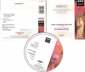Tippett: Fantasia Concertant Sym No. 9 CD #1020MD - Picture 1 of 1