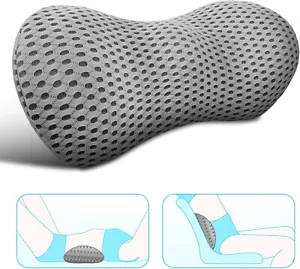 Lumbar Support Pillow - Memory Foam for Low Back Pain Relief, Ergonomic Streamli - Picture 1 of 7
