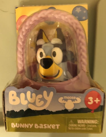 BLUEY 3" EASTER BUNNY BASKET FIGURE NEW IN PACKAGING Cover