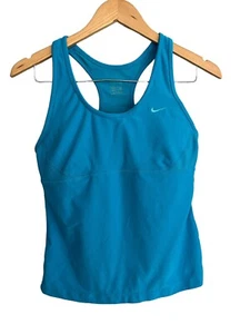 Nike Razorback Blue Cami Tank Top Shirt Workout Top Girls Size Large (12-14) - Picture 1 of 11
