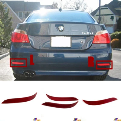 Reflector trasero Fit 03-06 BMW5 E60 Sedán E61 Wagon 520i 528xi 530i 535i 540i 550i Foto 1 de 4
