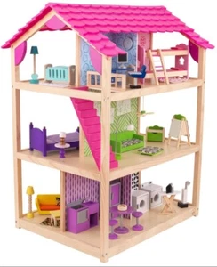 KidKraft So Chic Domek dla lalek z 46 sztukami Akcesoria Kompletny domek dla lalek NOWY - Zdjęcie 1 z 8