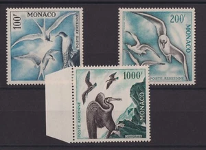 MONACO COMPLETE SET OF 3 NEW AIRMAIL STAMPS ** No. 66 to 68 Price: €655 - Picture 1 of 2