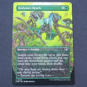 Kodama's Reach (sin fronteras) 649 MTG Commander Masters (CMM) común casi nuevo - Imagen 1 de 2