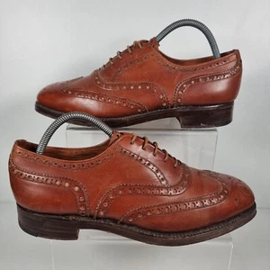 Harry B Hart Special Joint versenkt braun Leder Flügelspitze Herren Halbschuhe Größe 7,5 - Bild 1 von 12