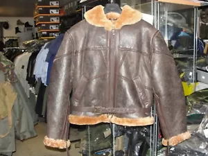 RAF Royal Air Force Pilot Leather Jacket Bomber Jacket Bomber WW2 Aviator - Picture 1 of 4