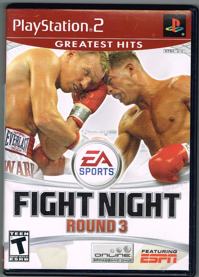 Fight Night: Round 3 Greatest Hits (Sony PlayStation 2, 2006) ~ Used Complete ~ - Image 1 of 1