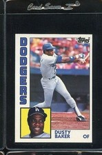 1984 TOPPS TIFFANY #40 DUSTY BAKER LOS ANGELES DODGERS 