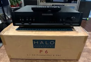 Parasound HALO P6 Stereo Vorverstärker mit DAC - Schwarz Weniger als 3 Monate - Bild 1 von 1