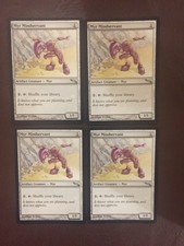 4x Myr Mindservent NM/MINT MTG Mirrodin Uncommon x4 Playset Magic