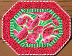 Handcrafted Quilted Table Runner Topper - SUMMER WATERMELON