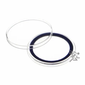 (10) Air-tite 40.6mm Blue Velour Colored Ring Coin Holder Capsules for American - Picture 1 of 1