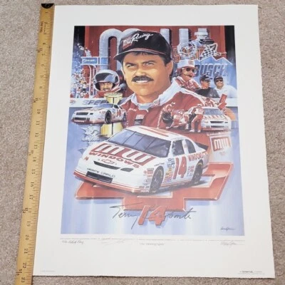Terry Labonte MW 1995 Windows firmado prueba de artista 21/50 Foto 1 de 4
