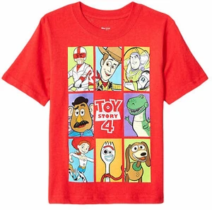 Pixar Little Boys Toy Story 4 Group Box T-Shirt - comedy movie for kids - Picture 1 of 1