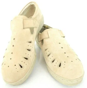 Propet Schuhe Größe US 6 Euro 36,5 breit hellbraun Wildleder Mary Jane Damen Komfortfehler - Bild 1 von 12