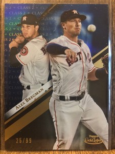 2019 Topps Gold Label Class 2 Blue Alex Bregman #29 #D /99