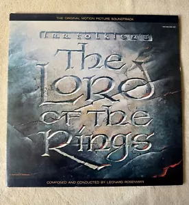 Leonard Rosenman JRR Tolkien The Lord of the Rings 2LP 1978 Soundtrack LOR-1 - Picture 1 of 7