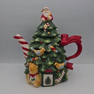 Spode Christmas Tree handbemalte Teekanne - Bild 1 von 3