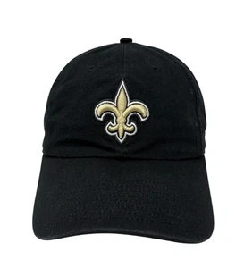 NFL New Orleans Saints Fanatics Cotton Canvas Dad Hat Cap Black Adult OSFM - Picture 1 of 7