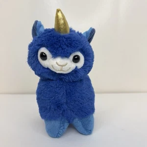 Peek A Boo Llama Alpaca Plush Unicorn Blue Stuffed Animal Toy Gift 9” - Picture 1 of 12