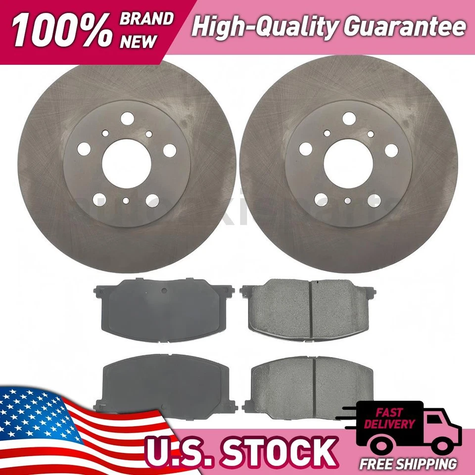 Kit de actualización de freno de disco de piezas delanteras centradas para Toyota Camry 1987-1987 Foto 1 de 1