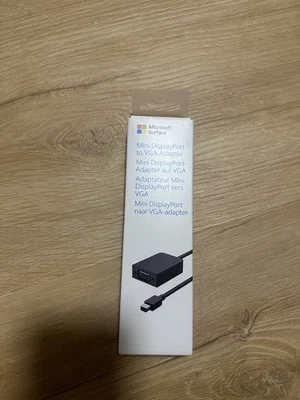 Mini DisplayPort-Adapter auf VGA von Microsoft OVP - Bild 1 von 2
