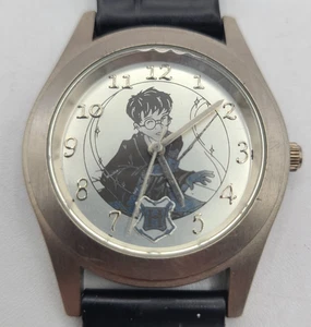 Harry Potter Uhr 2001 WB schwarzes Armband mit Blitzprägung HP0021 BRAUCHT BATTERIE - Bild 1 von 11