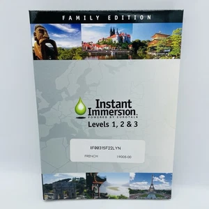 Instant Immersion French Levels 1 2 & 3, By Eurotalk, New SEALED, Fast Free Ship - Picture 1 of 5