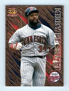 Carta Baseball Kirby Puckett Minnesota Twins 1996 Pacific Collection Gold Foil - Foto 1 di 2