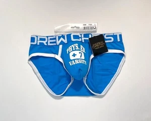 Andrew Christian Sport-Slip Größe S Baumwolle - blau/weiß - Tasche - Bild 1 von 7
