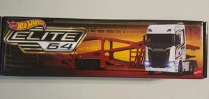 Hot Wheels RLC Elite 64 Scania 770 S Auto Transport Car Carrier New Semi Truck - Picture 1 of 3