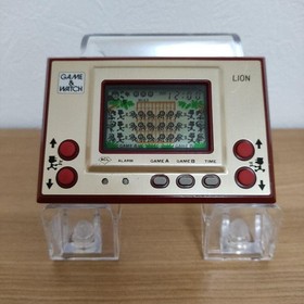 Nintendo Game & Watch Lion Console Red Serviced Tested Used 1980 Japan Retro