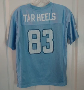 North Carolina Tar Heels Football Jersey Youth Medium #83 Pro Edge Light Blue - Picture 1 of 6